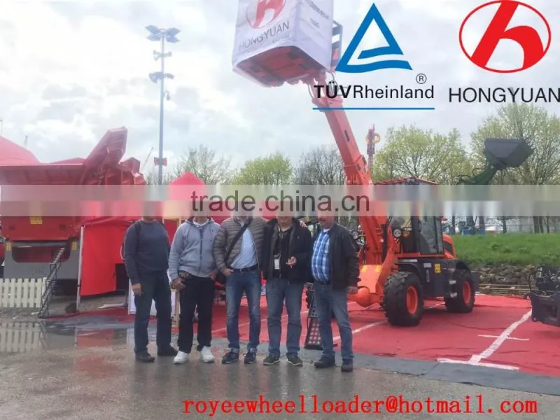 Telescopic Wheel Loader HY2500 Construction Machine with CE for Germany