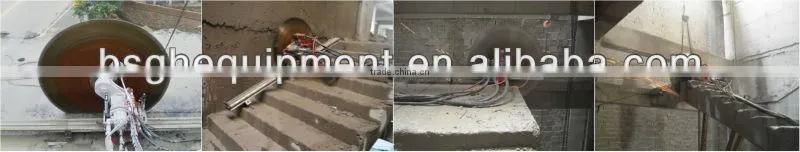 BS-600TM rock stone incise cutting machinery concrete dismantle