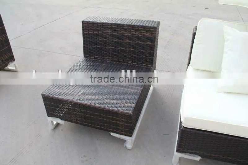 Garden wicker sofa