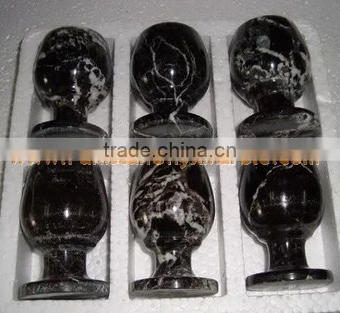 MARBLE WINE GLASSES GOBLETS