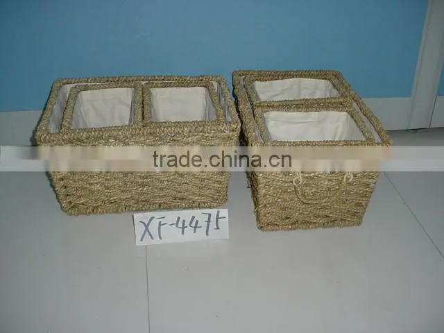 black water hyacinth basket seagrass baeket sea grass basket