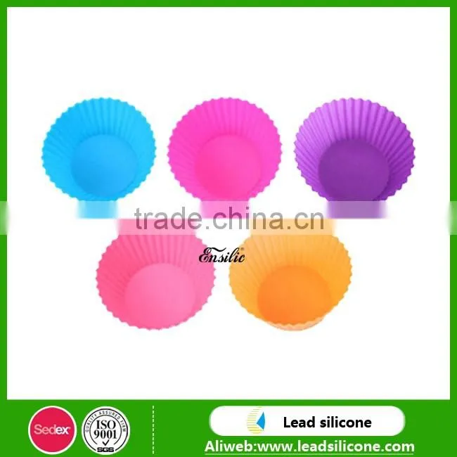 100% food grade funny silicone muffin cake molds for bake