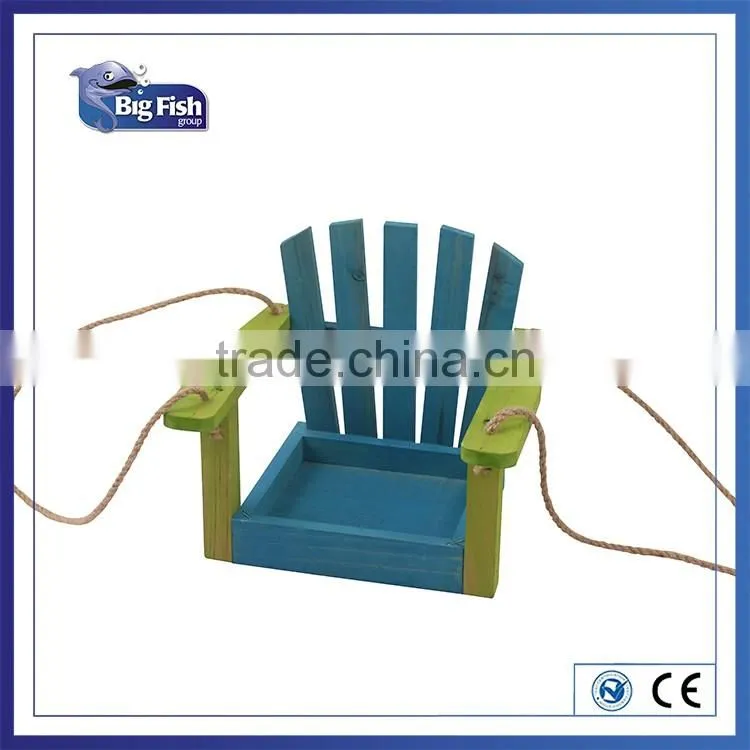 Wooden Haning Bird Swing Feeder for Garden Wooden Bird Feeder