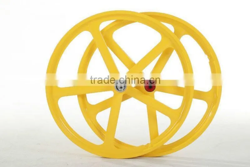 700C lightest strongest magnesium alloy bike wheel can fit electric motor/fixed gear type hub bike wheel