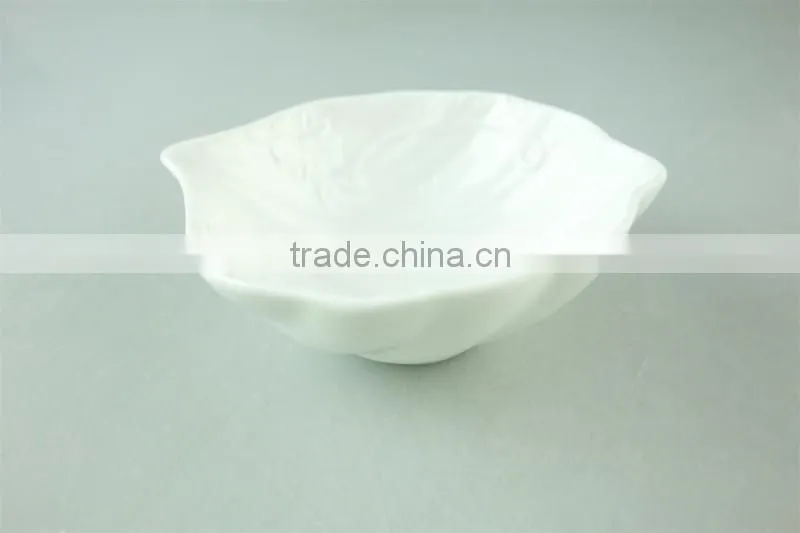 Ceramic chafing dish / white ceramic serving dishes bowls /letter dishes