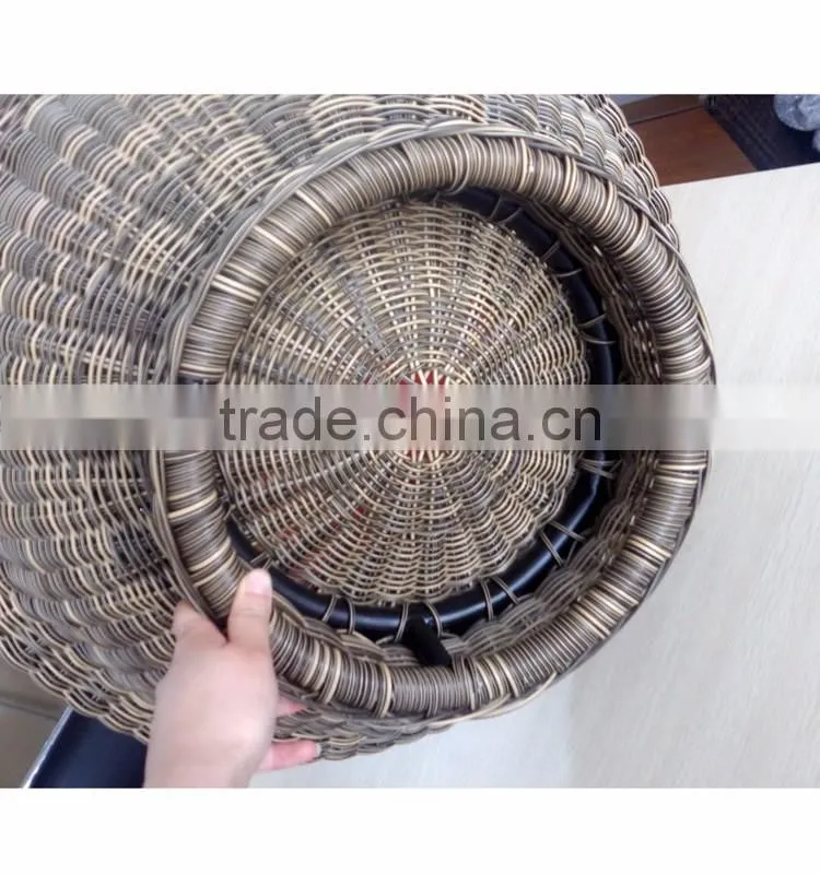 luxury wicker dog bed round rattan