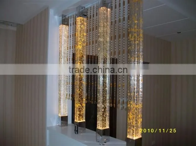 wholesale glass crystal multi-color pillars for home screen