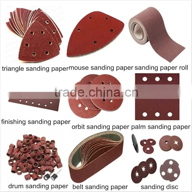 high quality abrasive grit paper rolls of sandpaper for mouse sander