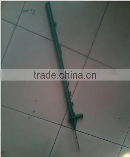 6' electric cattle white fence post china supplier on hot sale