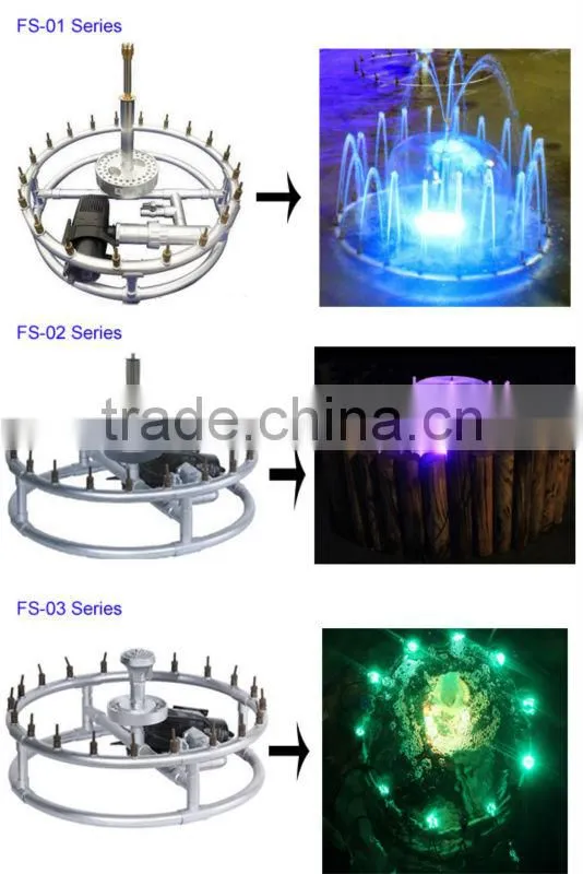 Fountain pond multilayer colorful mini music dancing fountains