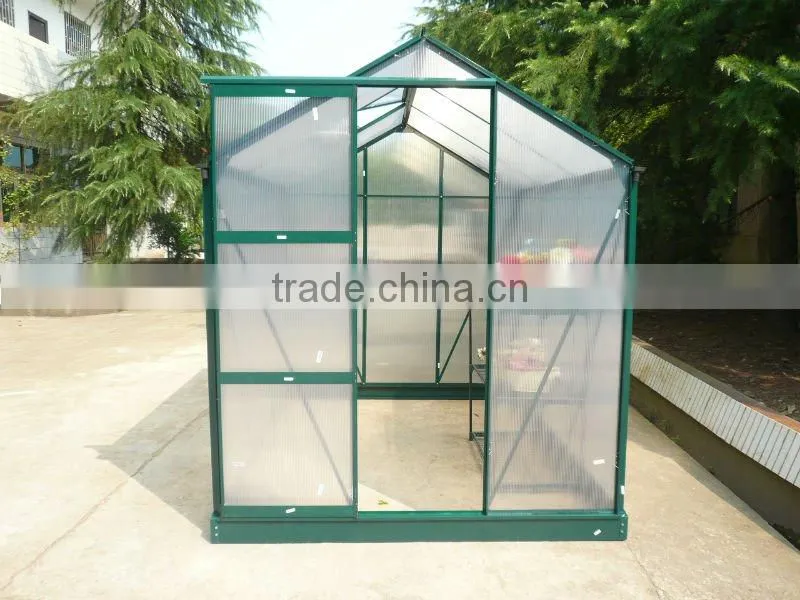 6.3*10FT greenhouse with single door