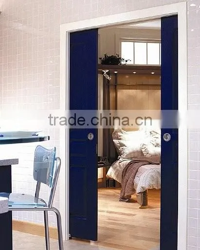 2016 Hot Sale Carbon Steel wooden sliding door roller track guide and door stop for wooden sliding door