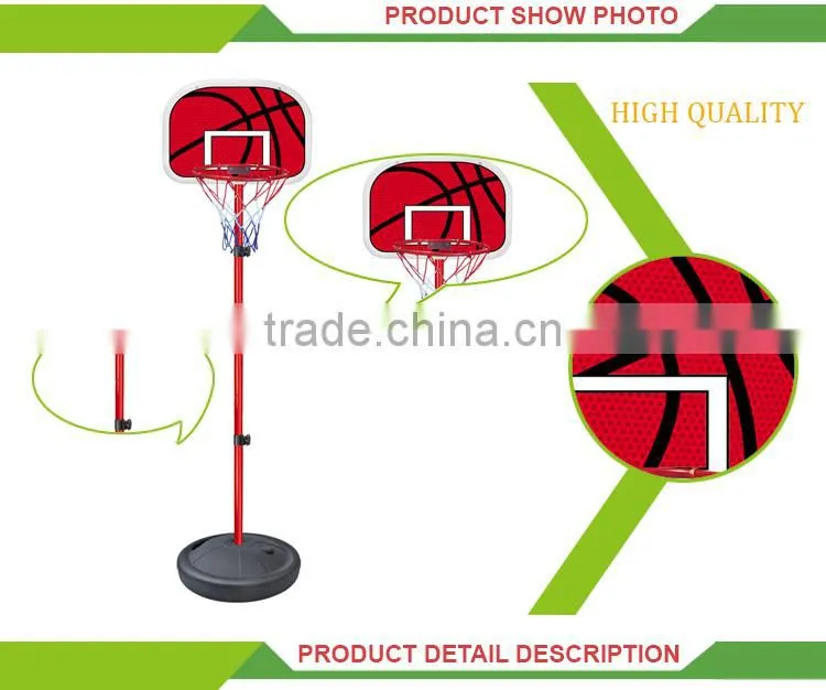Hot selling kids sport play set outdoor portable basketball hoop