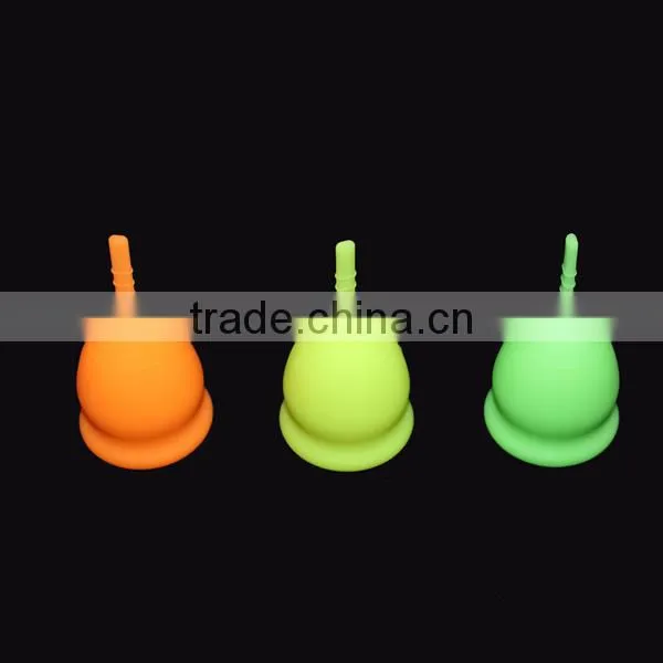 New Arrived LFGB and FDA approved medical grade new menstrual cup manufactuer