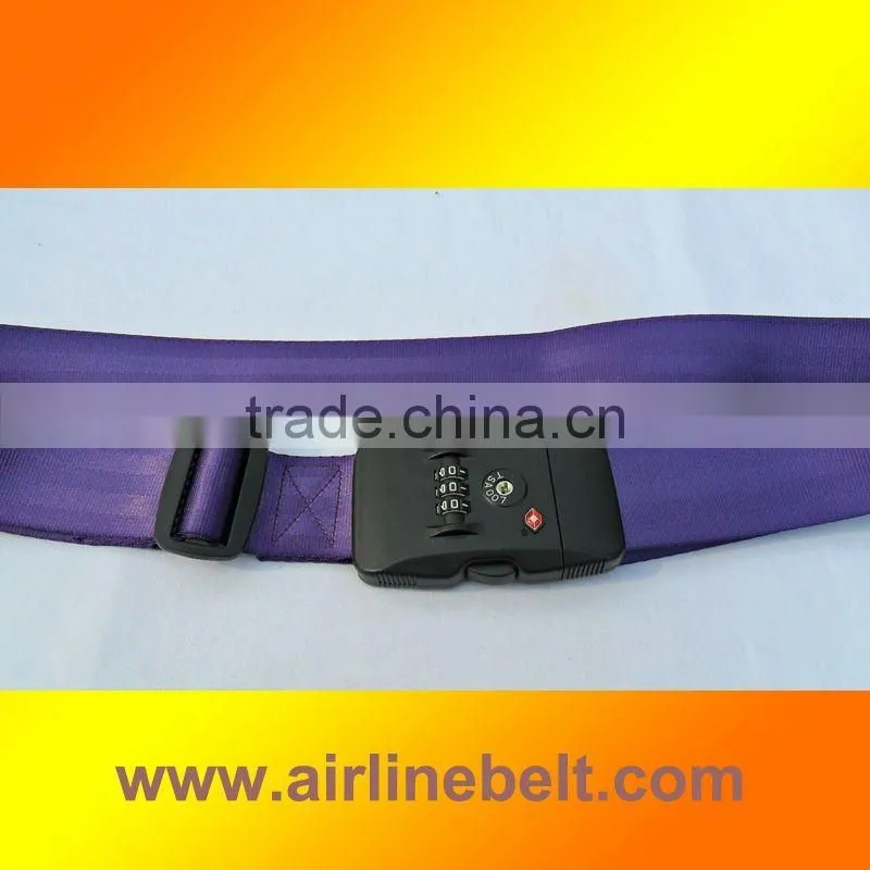NEW Seatbelt orange luggage strap, top quality