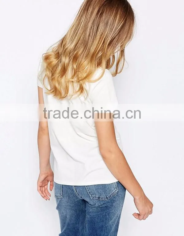 custom printed hawaiian shirt regular fit split side design lady cotton t-shirt