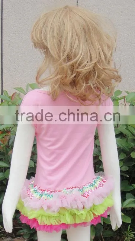 Latest Skirt Design Fashion Cotton Casual Children Mini Skirts made in China