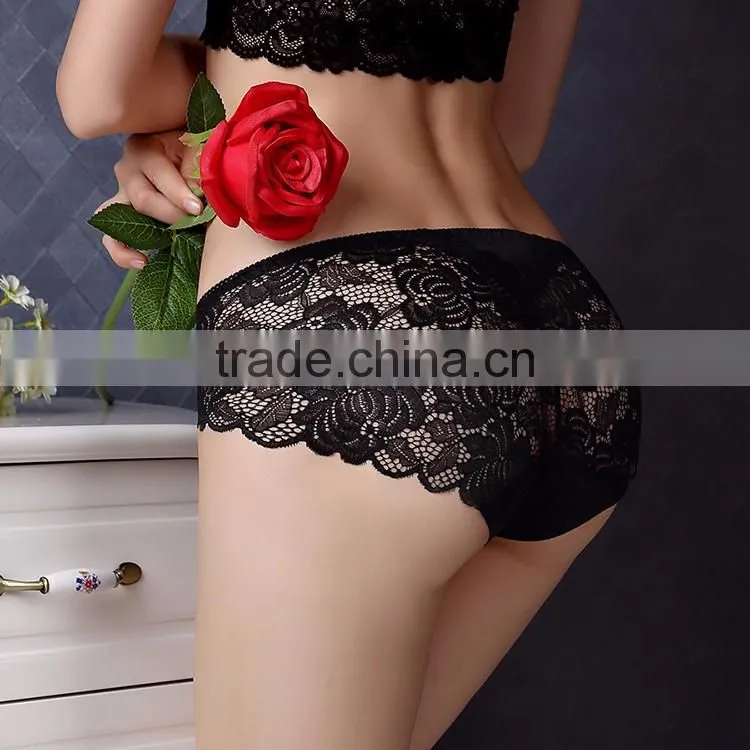 Sexy transparent ladies underwear young girl cotton women panties 2016