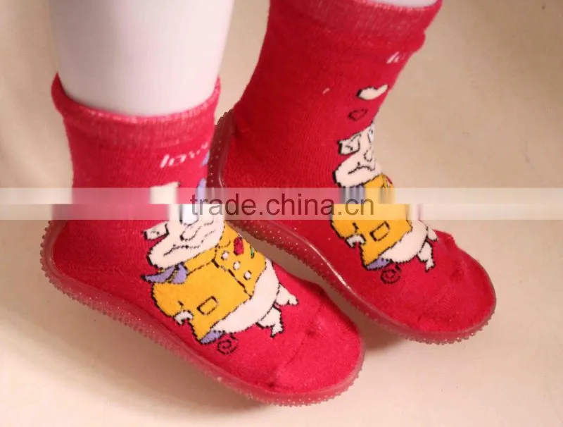 Soft sloe baby anti slip sock shoe