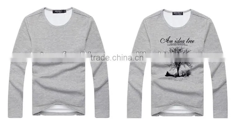 Men's long sleeve Round collar fashion R0017