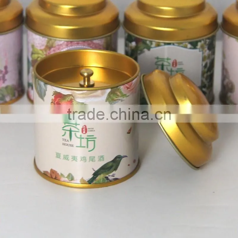factory custom printed tea metal tin box