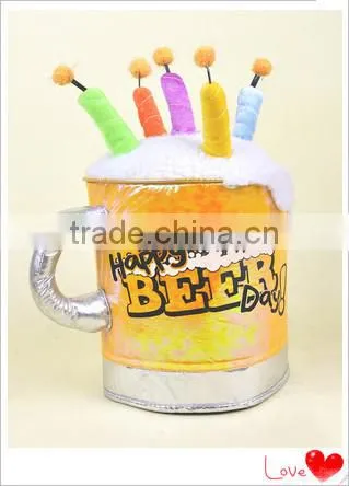 Novelty happy birthday beer party hat