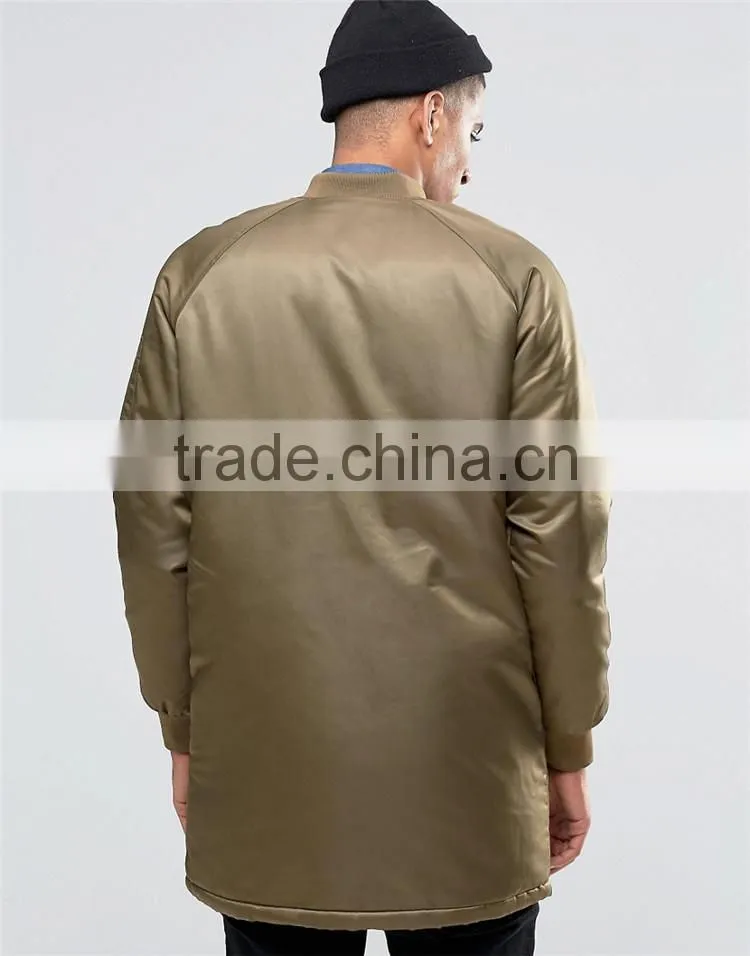 Guangzhou shandao new arrival fashion winter custom plain dyed long sleeve men dress coat