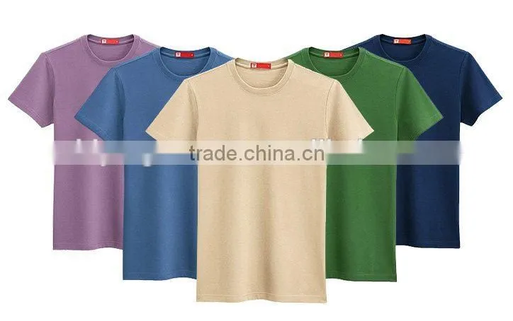 Bulk blank O neck t shirts for design your own logo