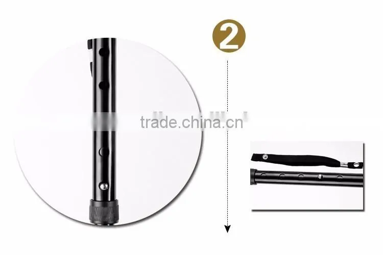Ultimate LED Magic cane with Alarm device for asking help when old people fall down