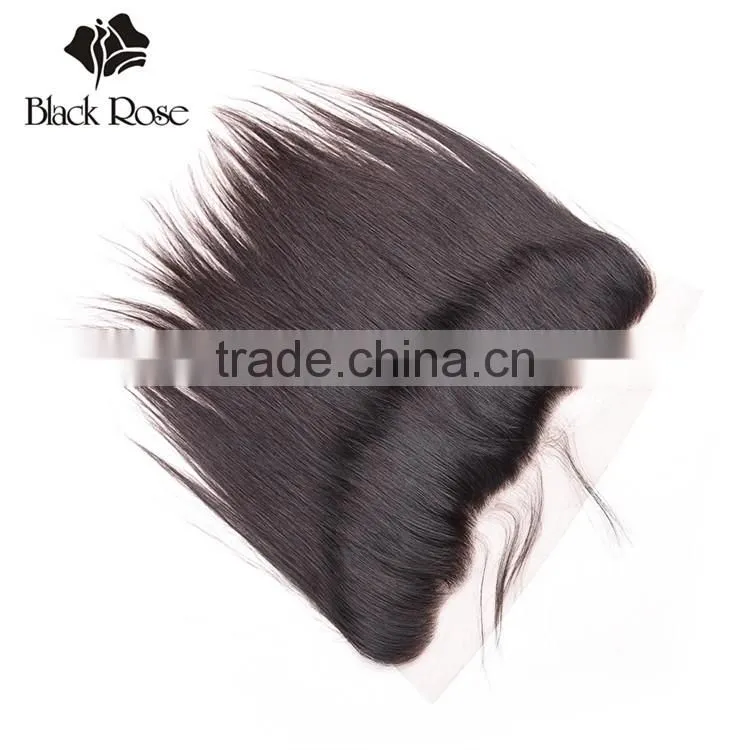 10-22 inches 13x4 Ear to Ear Straight Wave 1b# Lace Indian Hair Frontal