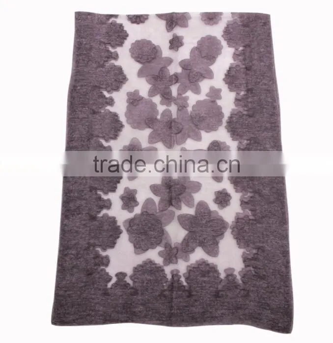 2017 New arrival fashion Plain color women hijab silk scarf