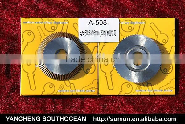 key duplicator, A-510 angle Milling Cutter use for key cutting machine