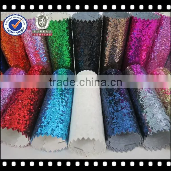 Made In China Hot Sell Glitter Leather For Bag