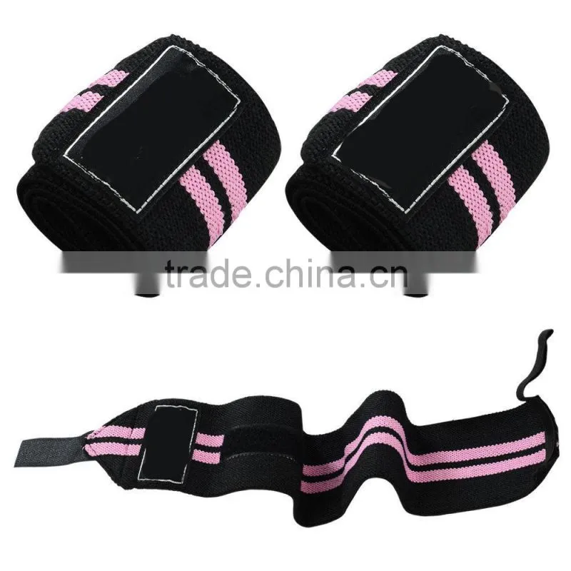 Black & Grey Weight Lifting Wrist Wraps /Fitness Training Hand Bar Wrist Wraps