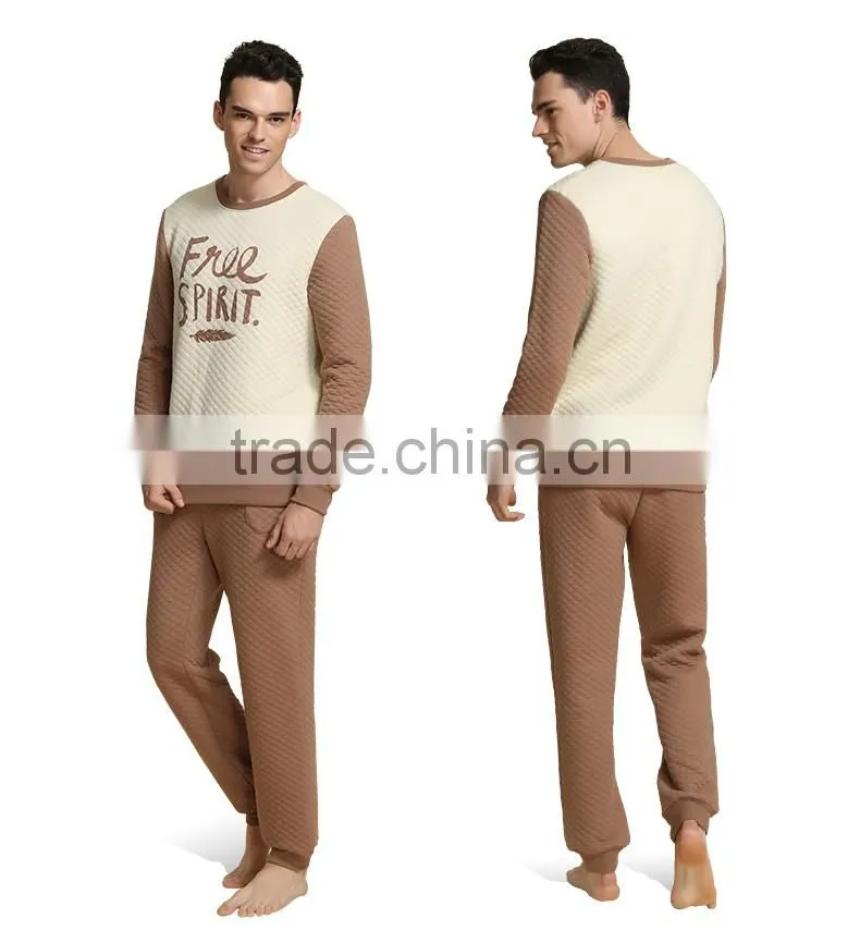 Latest design Qianxiu women thick printed sexy night suit