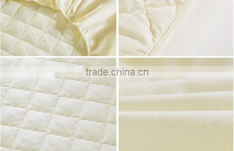 Alibaba supplier patchwork cotton fabrics quilted waterproof mattress protector for hotel/Hospital