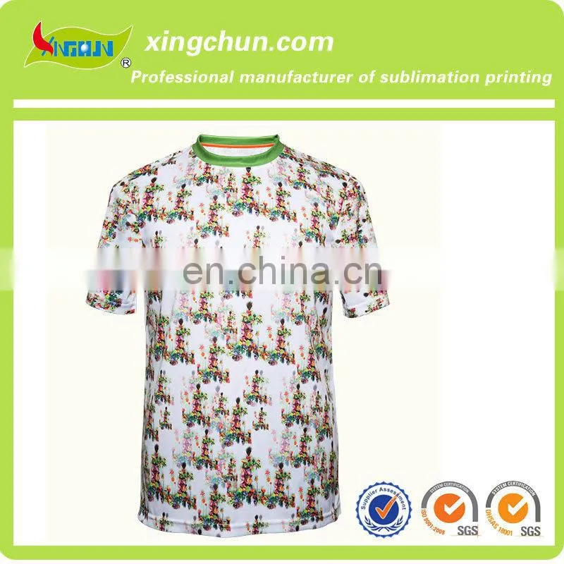 2015 men's fashion wholesale printing t-shirt