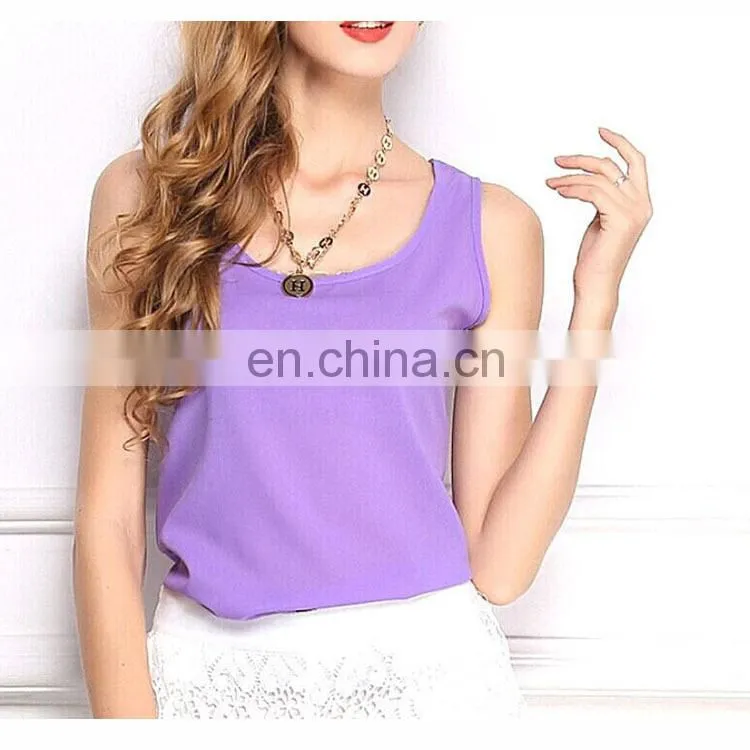 New Ladies Women Blouse Sleeveless shirt vest Doll latest Cotton Tank Top
