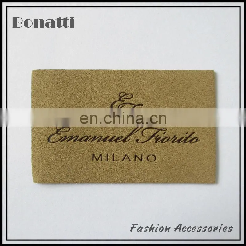 Genuine leather labels custom high quality patches for fashion jeans