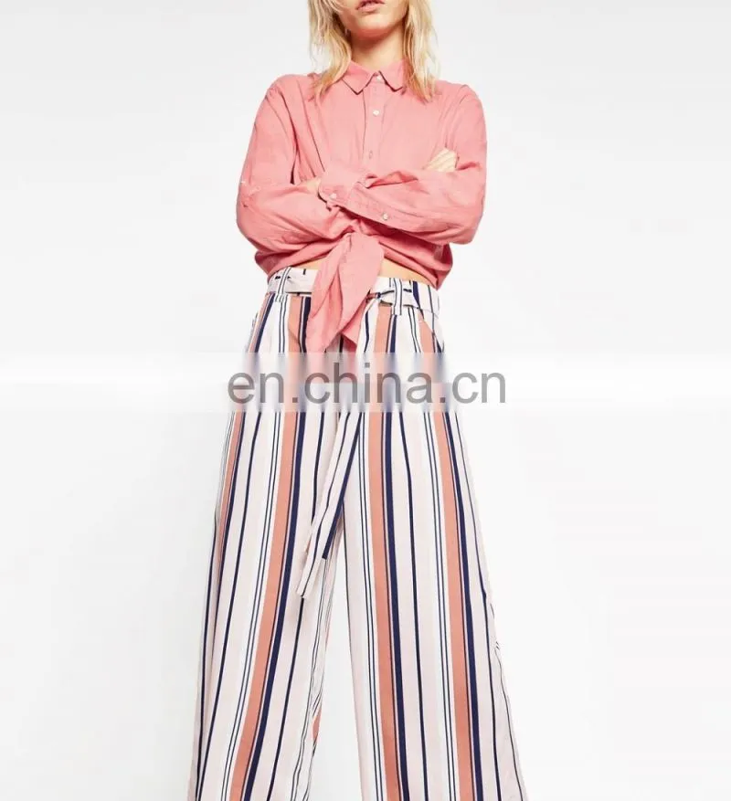 New arrivel lady stripe harem pants