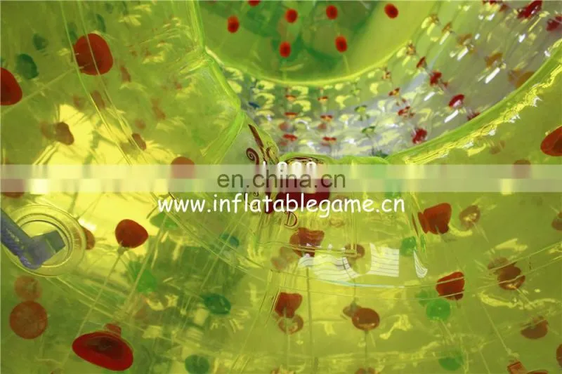 Guangzhou factory directly sale clear roll inside inflatable ball 2.8X2.6M