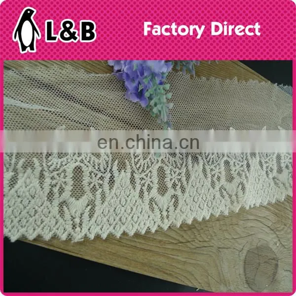 wholesale new design embroidery cotton chemical tulle lace