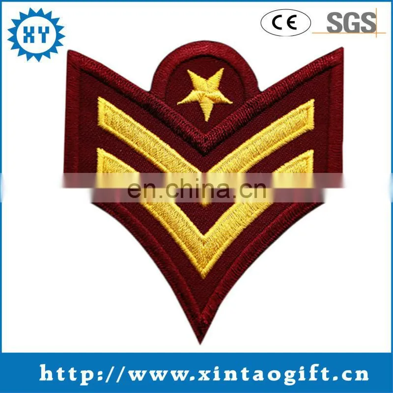 Supreme army embroidery patches badges of china factory