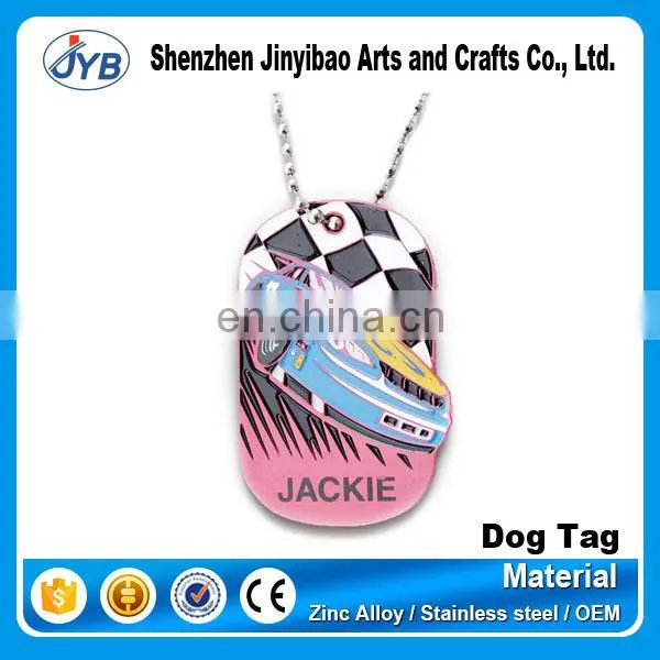 cheap blank custom plastic metal key dog tags