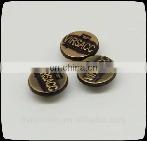 responsible supplier, elegant zinc alloy removable buttons, metal button in garment