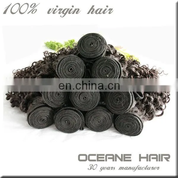 New alibaba hotsale virgin curly hair extension for black women