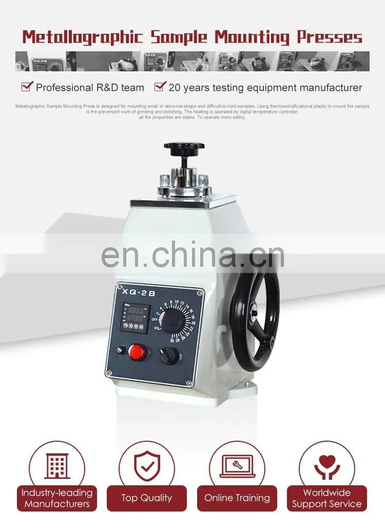 ZXQ-1/2 Metallography Sample Mounting Presses Inlaying Machine