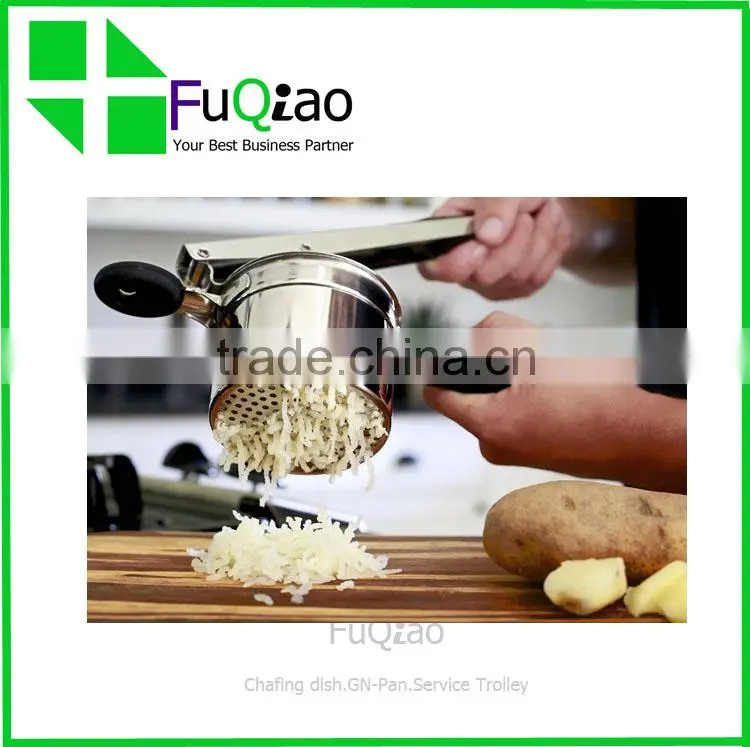 Kitchen Tool Fruit Vegtable tools stainless steel potato press and masher