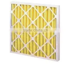 cardboard aluminium air conditioning replacement merv 8 11 15 g4 pleated synthetic fiber media panel filter