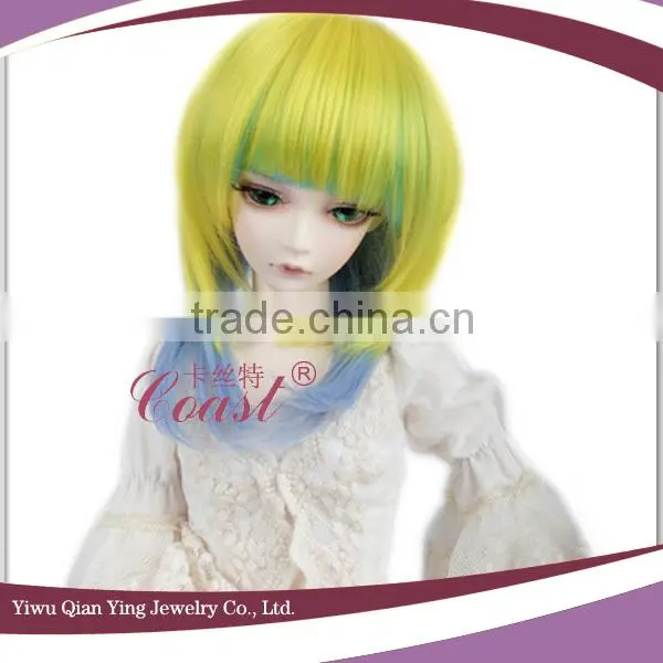 nice straight synthetic American Girl toy Doll Wig